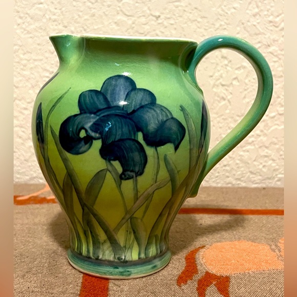 Linden Hills Pottery Studio Iris Sunrise Vase Stamped LHP - Picture 1 of 6